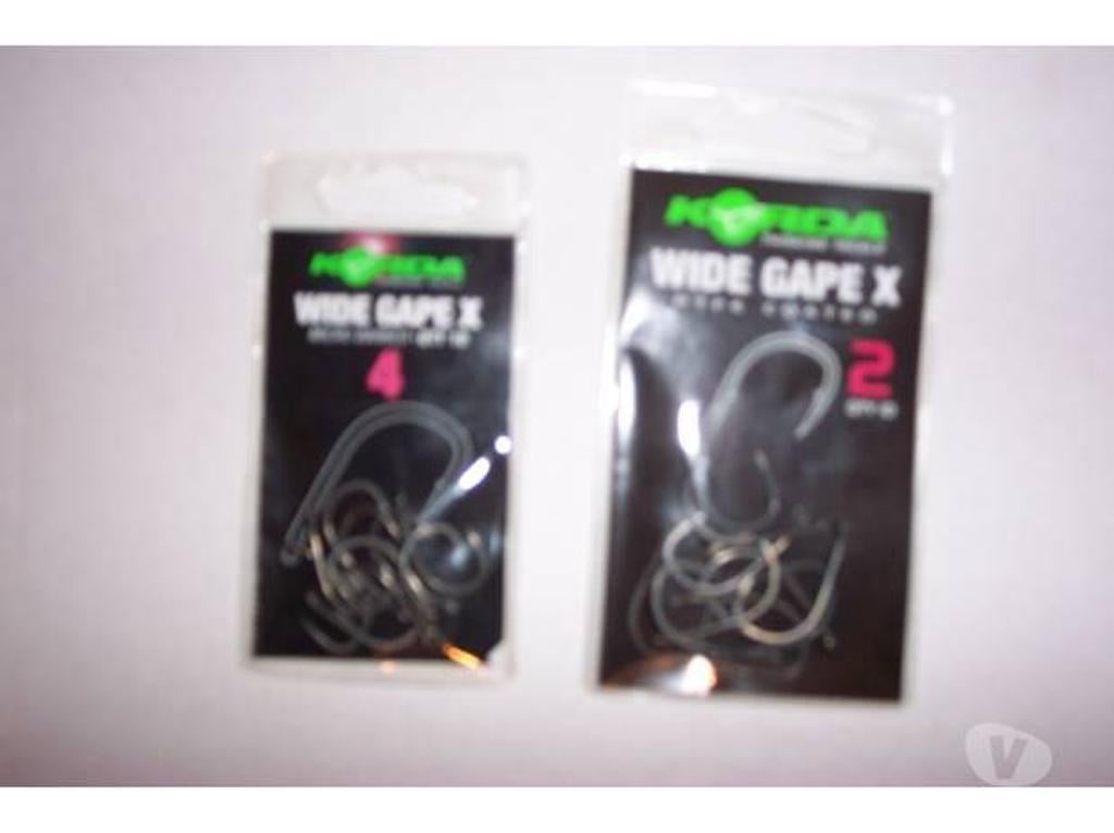 Matériel de sport Lot-et-Garonne Villeneuve sur Lot - 47300 - Photos Vivastreet 2 paquets de 10 hameçons carpe KORDA Wide Gape X