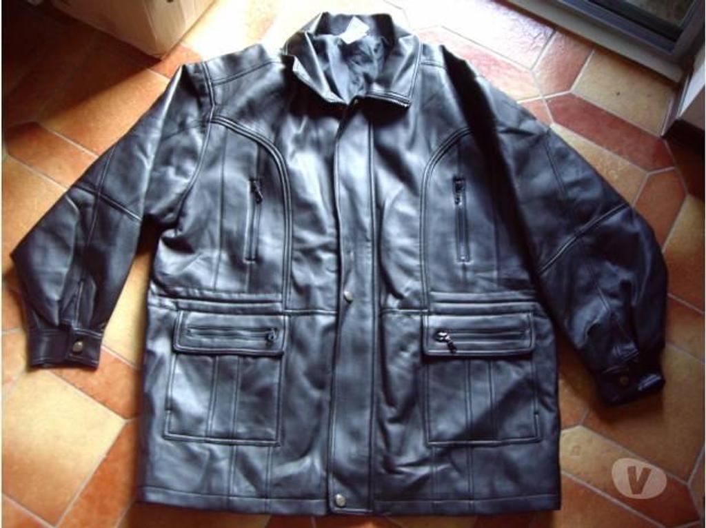 Vêtements occasion Bas-Rhin Bouxwiller - 67330 - Photos Vivastreet Veste Simili Cuir Homme Taille 56 