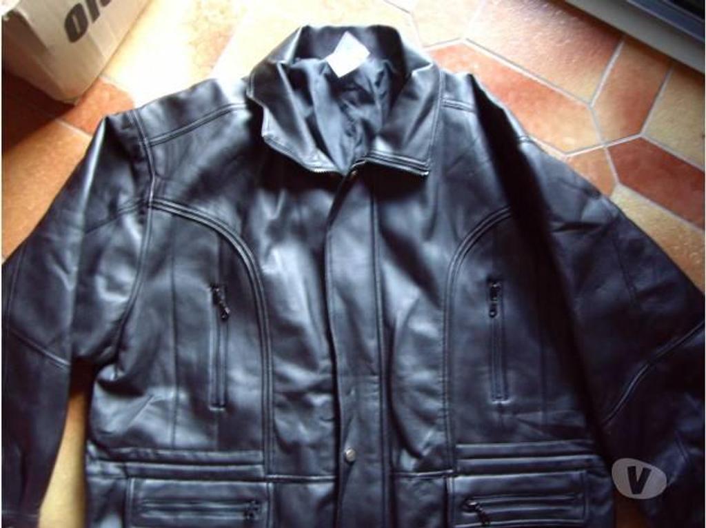 Vêtements occasion Bas-Rhin Bouxwiller - 67330 - Photos Vivastreet Veste Simili Cuir Homme Taille 56 