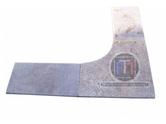 Margelle d'angle en travertin Noce