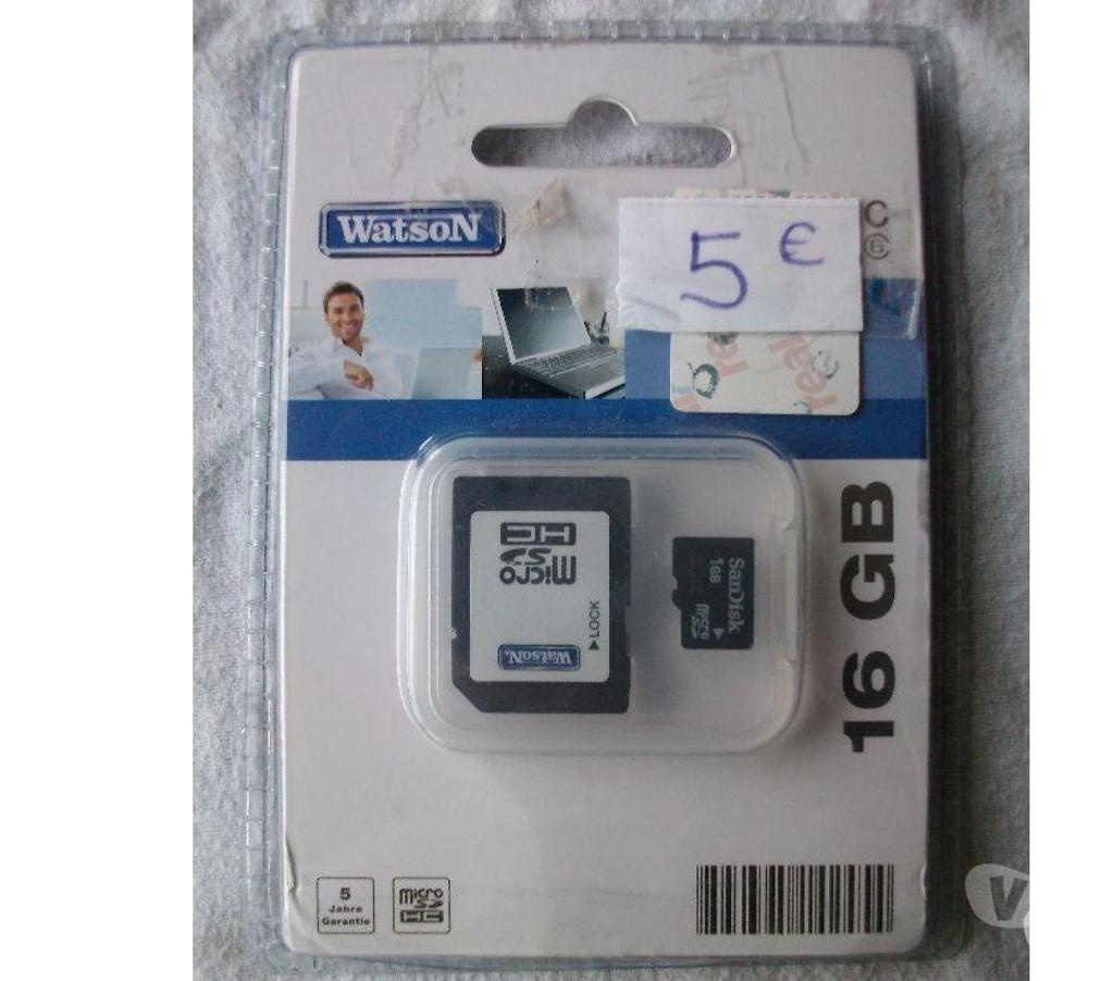 Téléphonie Bas-Rhin Bouxwiller - 67330 - Photos Vivastreet CARTES MÉMOIRE MOBILE MICRO SDHC- Neuves