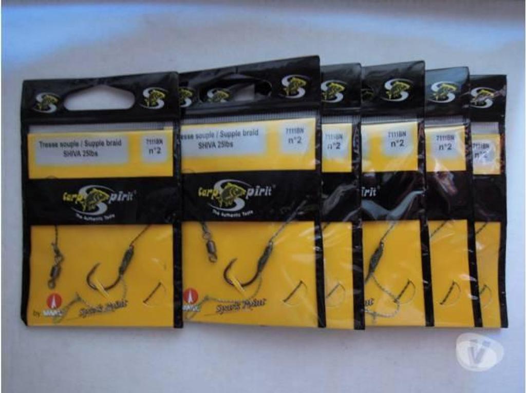 Matériel de sport Lot-et-Garonne Villeneuve sur Lot - 47300 - Photos Vivastreet 6 hameçons montés Shiva 25 lbs CARP SPIRIT