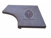  Travertin Classique Margelle Angle Languette 61x61x5 cm 