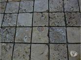 Travertin Jaune Antique Mosaique 4,8x4,8x1 cm 