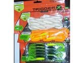 3 pochettes de leurres TRIGGER X Swimming grub 8cm