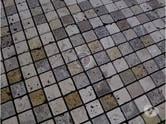  Travertin Mixte Antique Mosaique 2,3x2,3x1 cm 