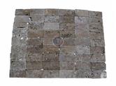  Travertin Noce 7,5x15x1 cm Commercial Antique 