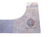 Travertin Noce Margelle Angle 61x61x3 cm Antique 