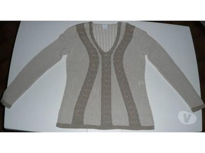 Vêtements occasion Meaux Seine-et-Marne - Photos Vivastreet PULL femme maille fantaisie marque MADELEINE taille 42/44