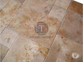 Travertin Classique Rustique Gold Brosse Opus Romain 