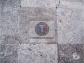  Travertin Gris 30,5x30,5x1 cm 1'er choix Antique 