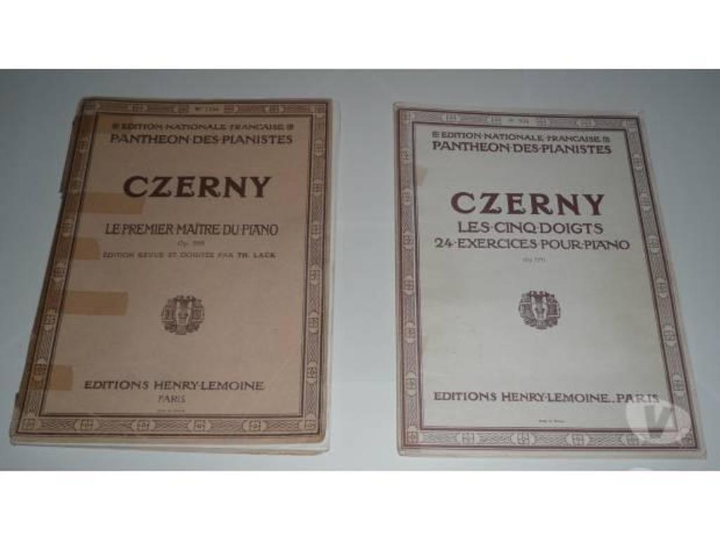 Livres occasion Seine-et-Marne Meaux - 77100 - Photos Vivastreet CZERNY LE PREMIER MAITRE DU PIANO / LES CINQ DOIGTS