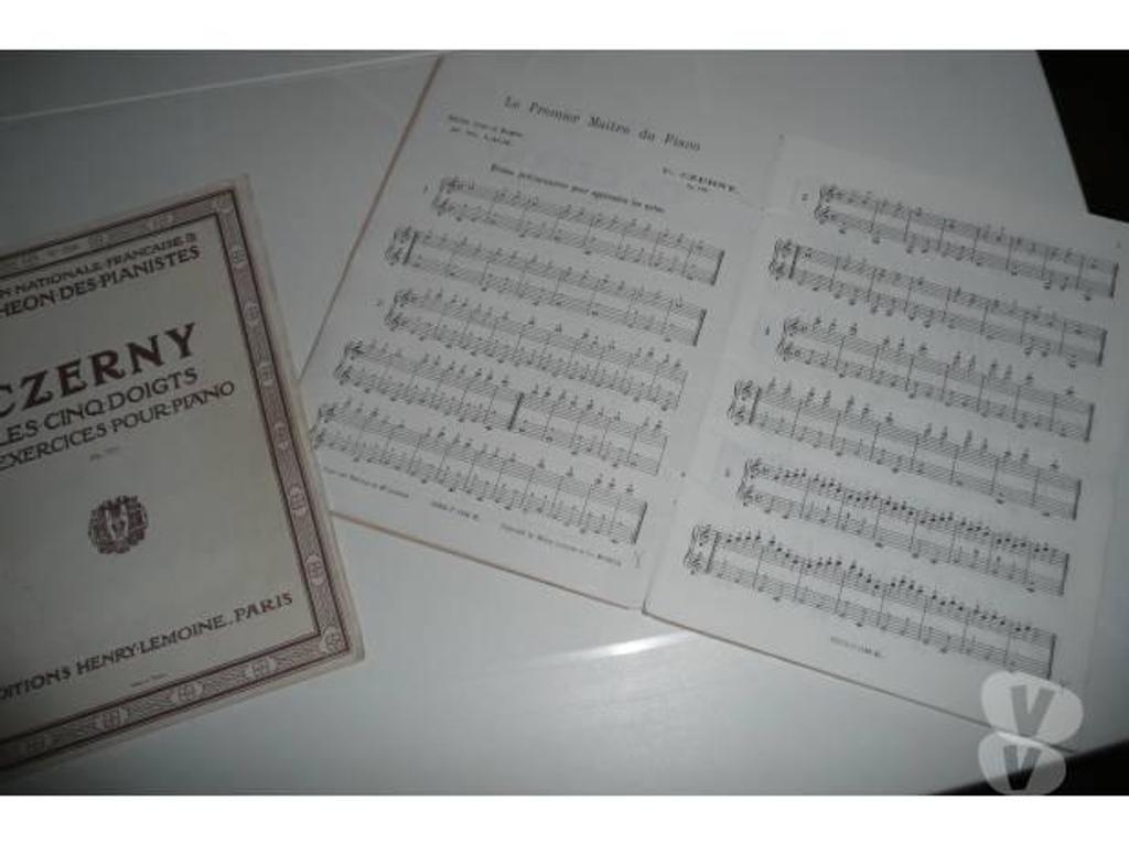 Livres occasion Seine-et-Marne Meaux - 77100 - Photos Vivastreet CZERNY LE PREMIER MAITRE DU PIANO / LES CINQ DOIGTS