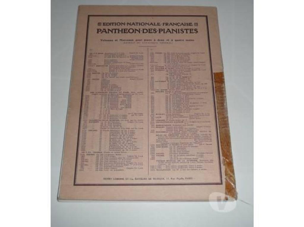 Livres occasion Seine-et-Marne Meaux - 77100 - Photos Vivastreet LES CLASSIQUES FAVORIS DU PIANO Th. LAICK