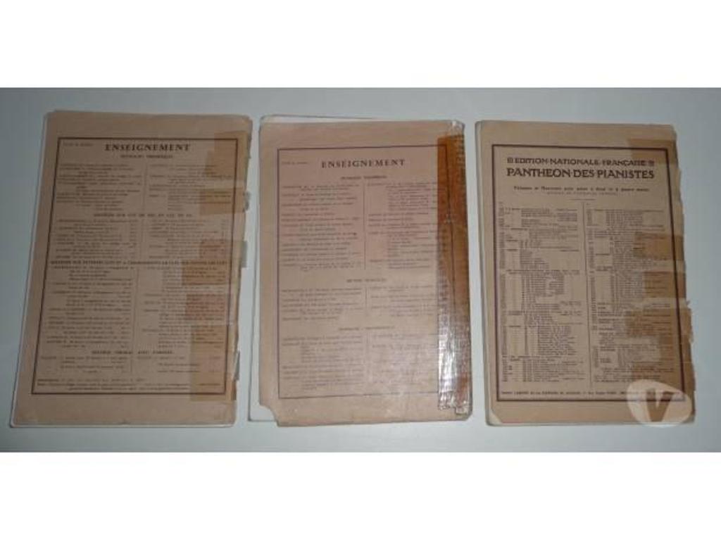 Livres occasion Seine-et-Marne Meaux - 77100 - Photos Vivastreet PARTITIONS SOLFEGE DES SOLFEGES Volumes 2B - 2C - 1D