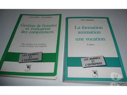 Livres occasion Meaux Seine-et-Marne - Photos Vivastreet FORMATION ANIMATION / GESTION DE L'EMPLOI COMPETENCES