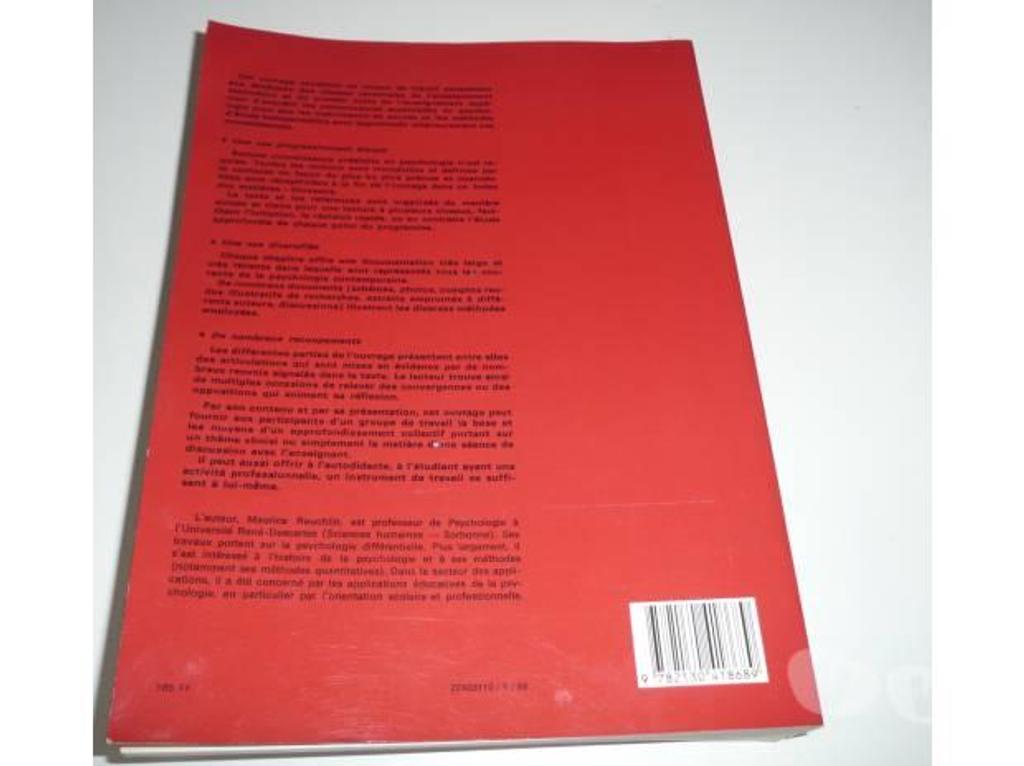Livres occasion Seine-et-Marne Meaux - 77100 - Photos Vivastreet PSYCHOLOGIE Maurice REUCHLIN