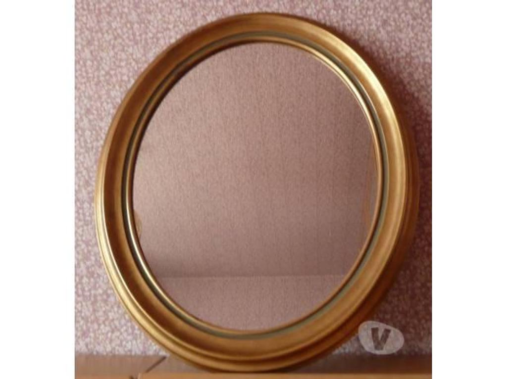 Décoration - art Seine-et-Marne Meaux - 77100 - Photos Vivastreet MIROIR OVALE cadre bois doré