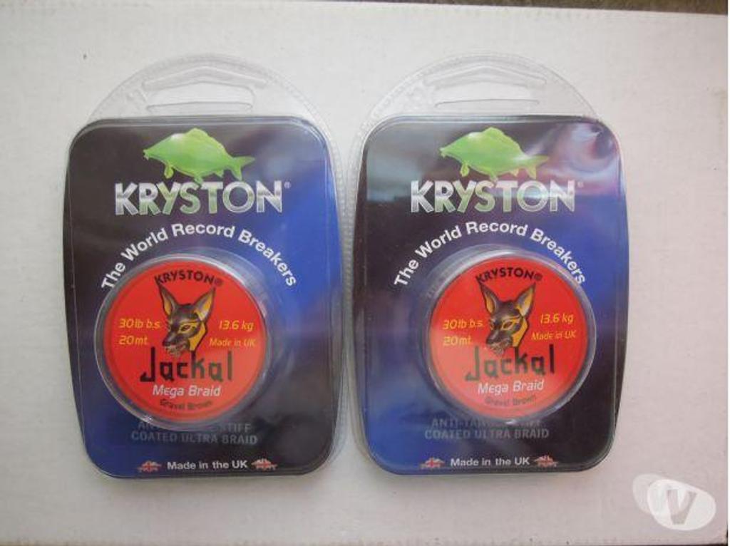 Matériel de sport Lot-et-Garonne Villeneuve sur Lot - 47300 - Photos Vivastreet 2 bobines 20m tresse KRYSTON Jackal NEUVES