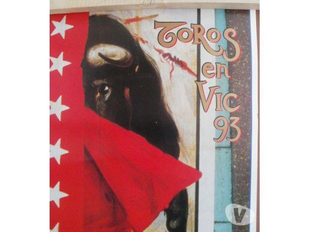 Décoration - art Tarn-et-Garonne Montauban - 82000 - Photos Vivastreet AFFICHE tauromachie CORRIDA TOROS EN VIC 1993
