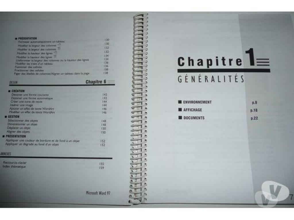 Livres occasion Seine-et-Marne Meaux - 77100 - Photos Vivastreet MANUELS DE COURS WORD 97 et WORD PERFECT 6