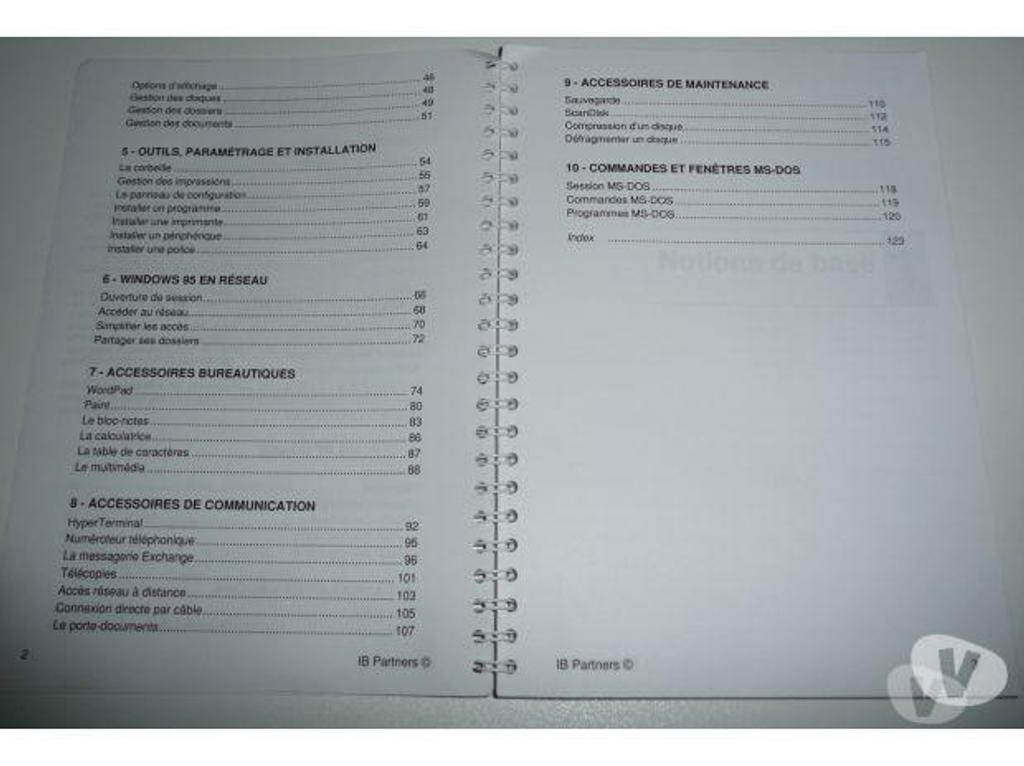 Livres occasion Seine-et-Marne Meaux - 77100 - Photos Vivastreet MANUELS DE COURS WINDOWS 95 et WORD 97 