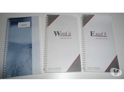Livres occasion Meaux Seine-et-Marne - Photos Vivastreet MANUELS DE COURS WORD 6 / WORD 97 / EXCEL 5