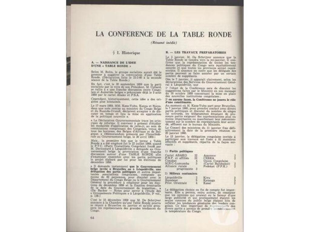Livres occasion Tarn-et-Garonne Montauban - 82000 - Photos Vivastreet LE PARI CONGOLAIS Aide mémoire illustré sur la question cong