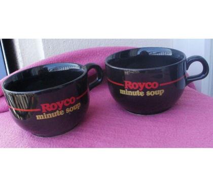 Collections Montauban Tarn-et-Garonne - Photos Vivastreet 2 tasses publicitaire ROYCO Minute soup