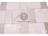 Marbre beige Pavé 3 cm Brossé 15x30x3 cm 