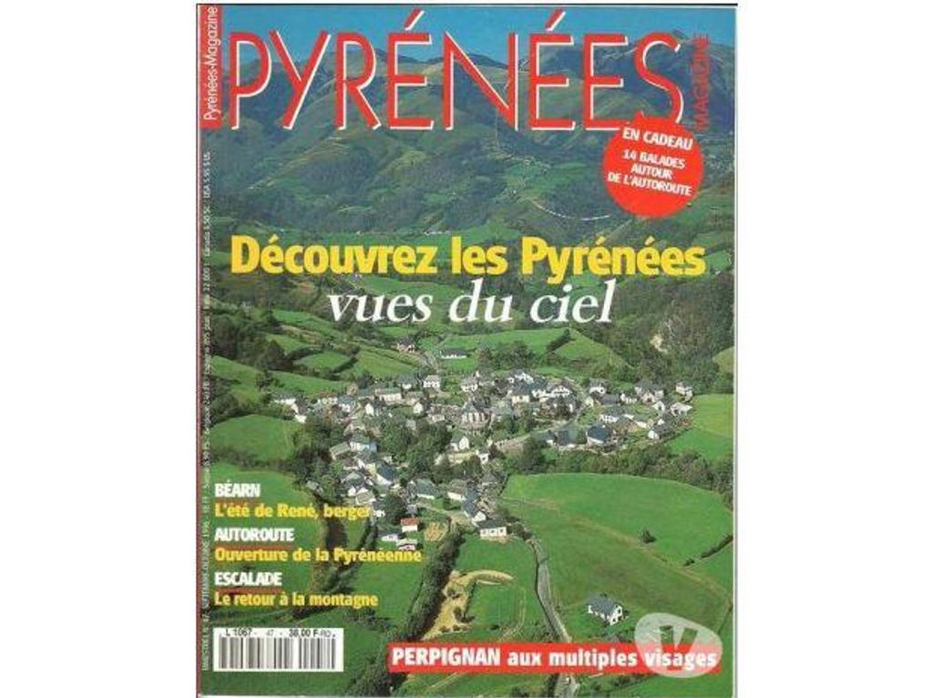 Livres occasion Tarn-et-Garonne Montauban - 82000 - Photos Vivastreet PYRENEES Bimestriel n° 47 septembre 1996