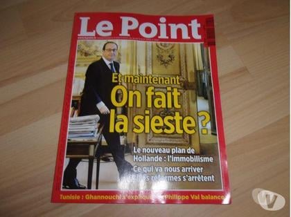 Livres occasion Ardoix Ardèche - Photos Vivastreet Magazine Le Point N° 2221 (Hebdo du 2/04/15)