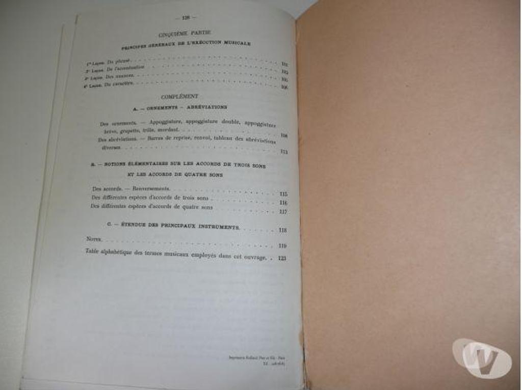 Livres occasion Seine-et-Marne Meaux - 77100 - Photos Vivastreet THEORIE DE LA MUSIQUE A. DANHAUSER