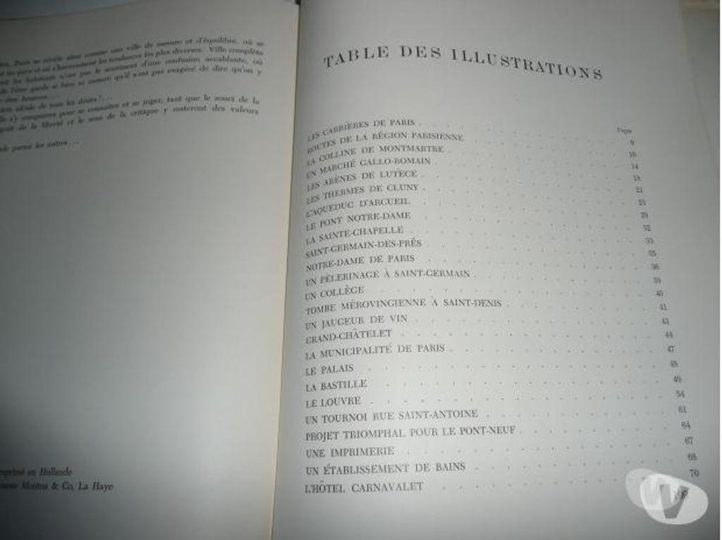 Livres occasion Seine-et-Marne Meaux - 77100 - Photos Vivastreet PARIS DES ORIGINES à NOS JOURS de François BOUCHER