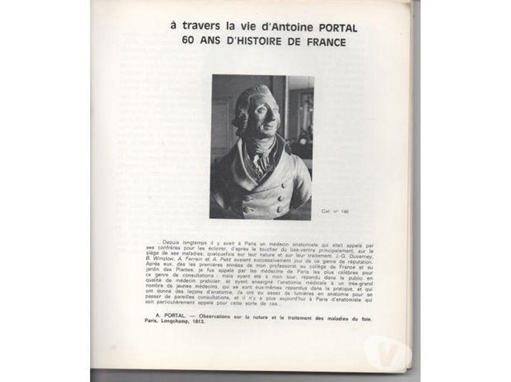 Livres occasion Tarn-et-Garonne Montauban - 82000 - Photos Vivastreet Le baron Antoine PORTAL, Philippe PINEL et les médecins tarn