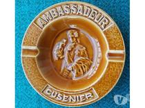 Cendrier AMBASSADEUR CUSENIER estampillé LONGCHAMP France