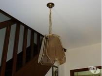 LUSTRE VERRE ET MÉTAL DORE