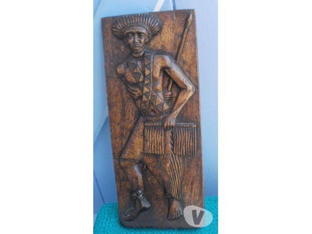 Décoration - art Tarn-et-Garonne Montauban - 82000 - Photos Vivastreet GUERRIER, Panneau sculpté en bois signé B. DACIUS