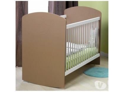 Equipements bébés Tourcoing Nord - Photos Vivastreet Lit bébé barreaux bascule blanc/cappuccino 60x120