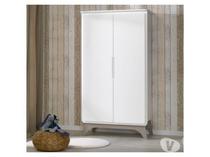 Armoire bebe blanc/lin