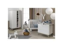 Chambre bébé complète blanc/lin