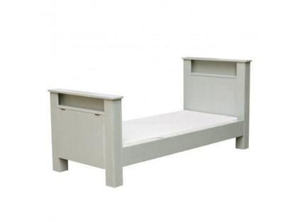 Ameublement - art de la table Tourcoing Nord - Photos Vivastreet Lit pin massif avec tablette 90x200 gris vintage Gatien