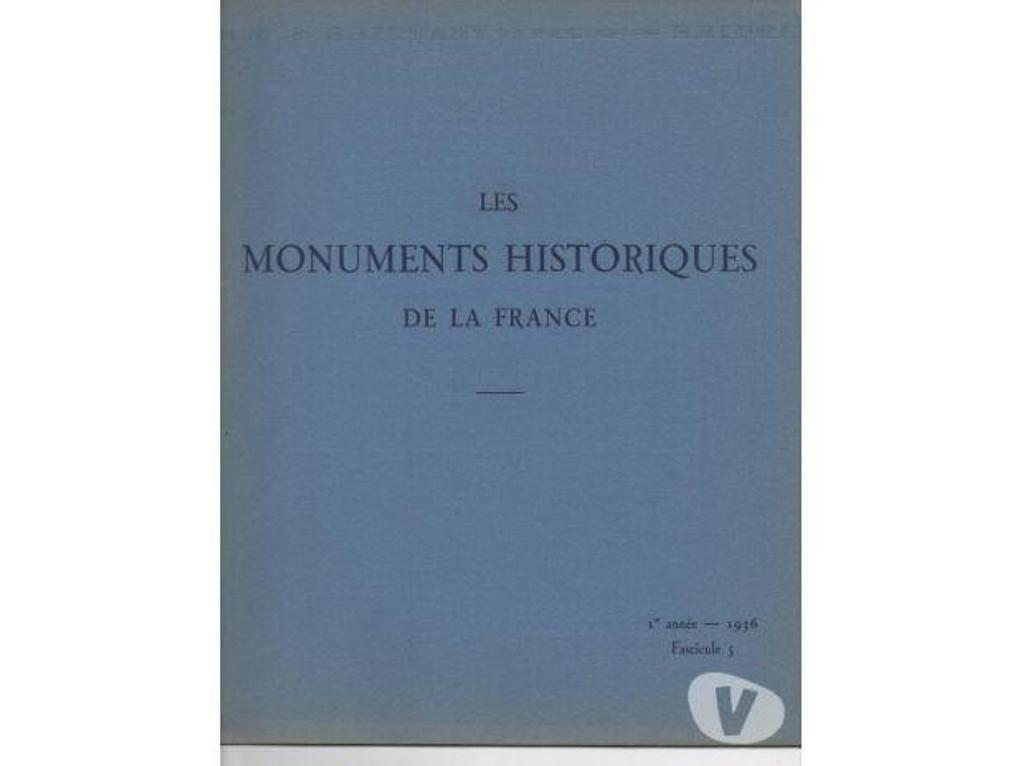 Livres occasion Tarn-et-Garonne Montauban - 82000 - Photos Vivastreet Les monuments historiques de la France - 1re année 1936 - 5