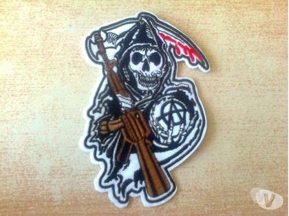 Accessoires moto d'occasion Carnon Hérault - Photos Vivastreet Écusson sons of anarchy 13x8 cm thermocollant
