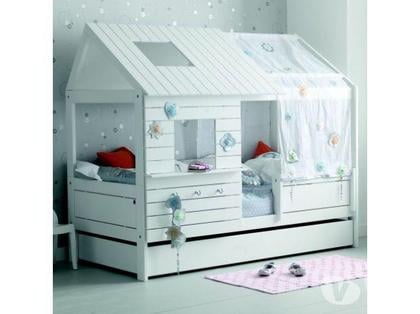 Ameublement & art de la table Tourcoing Nord - Photos Vivastreet Lit cabane fille 90x200 blanc
