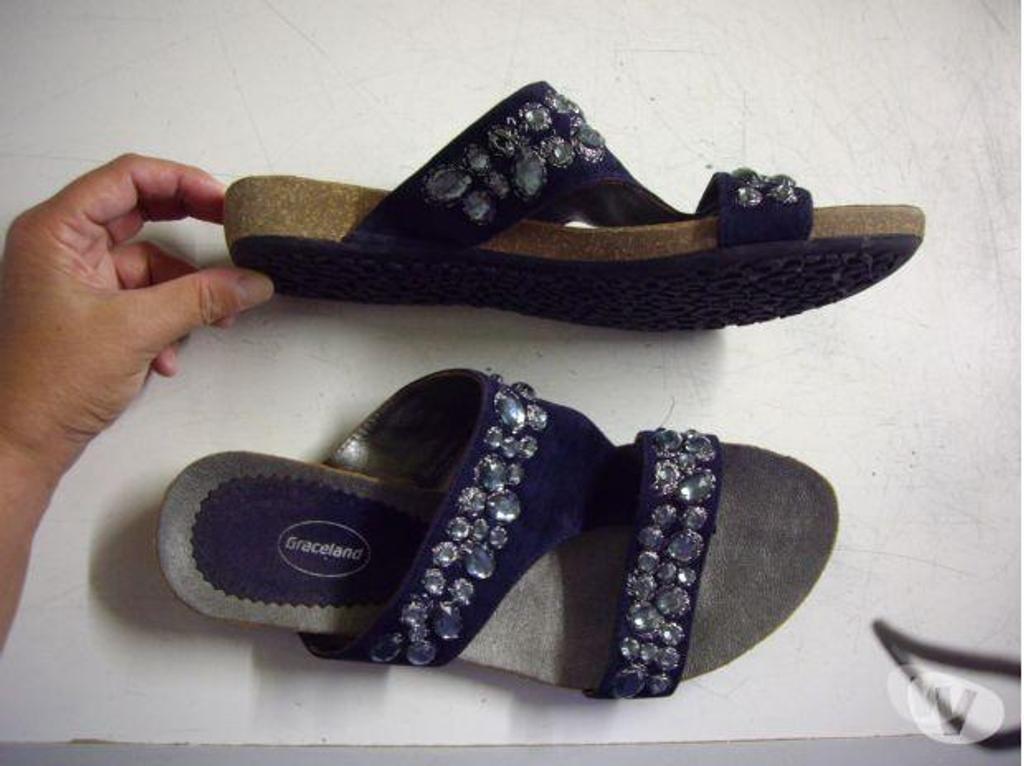 Chaussures Bas-Rhin Bouxwiller - 67330 - Photos Vivastreet Mules-tongs Marine à perles pt 39