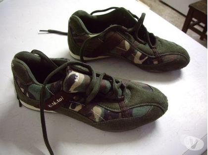 Chaussures occasion Bouxwiller Bas-Rhin - Photos Vivastreet Sneakers motif militaire pt 37-neuves- à 5,50 €