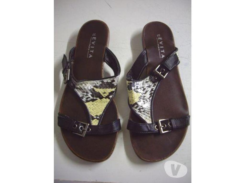 Chaussures Bas-Rhin Bouxwiller - 67330 - Photos Vivastreet Mules lézardés Gris-Jaune pt 37 - neuves- à 5 €