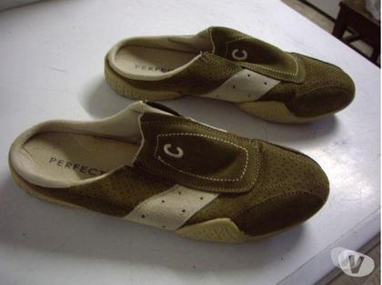 Chaussures et bottes occasion Bouxwiller Bas-Rhin - Photos Vivastreet Derbys ouverts Kaki pt 40 (+ pt 39)-neufs- à 7 €