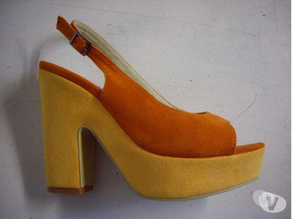 Chaussures Bas-Rhin Bouxwiller - 67330 - Photos Vivastreet Escarpins à talons bicolore orange-jaune pt 37-38